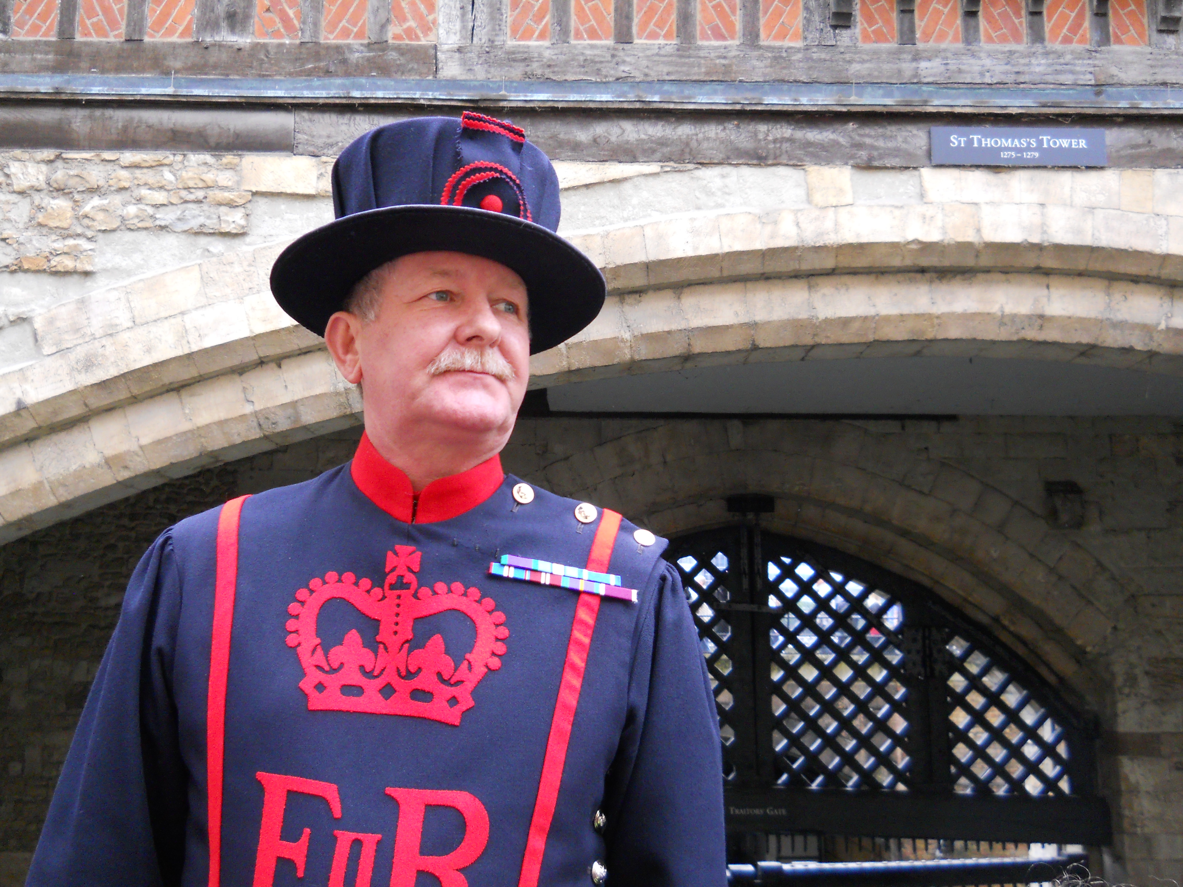 Tours of the Tower were led by Yeoman Warders, also known as Beefeaters