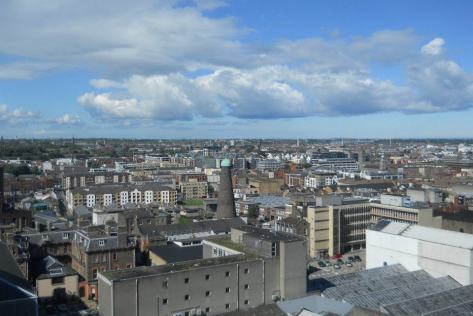 This was the view of Dublin as seen from the Gravity Bar of the Guinness Storehouse, 360-degree views from the 7th floor!